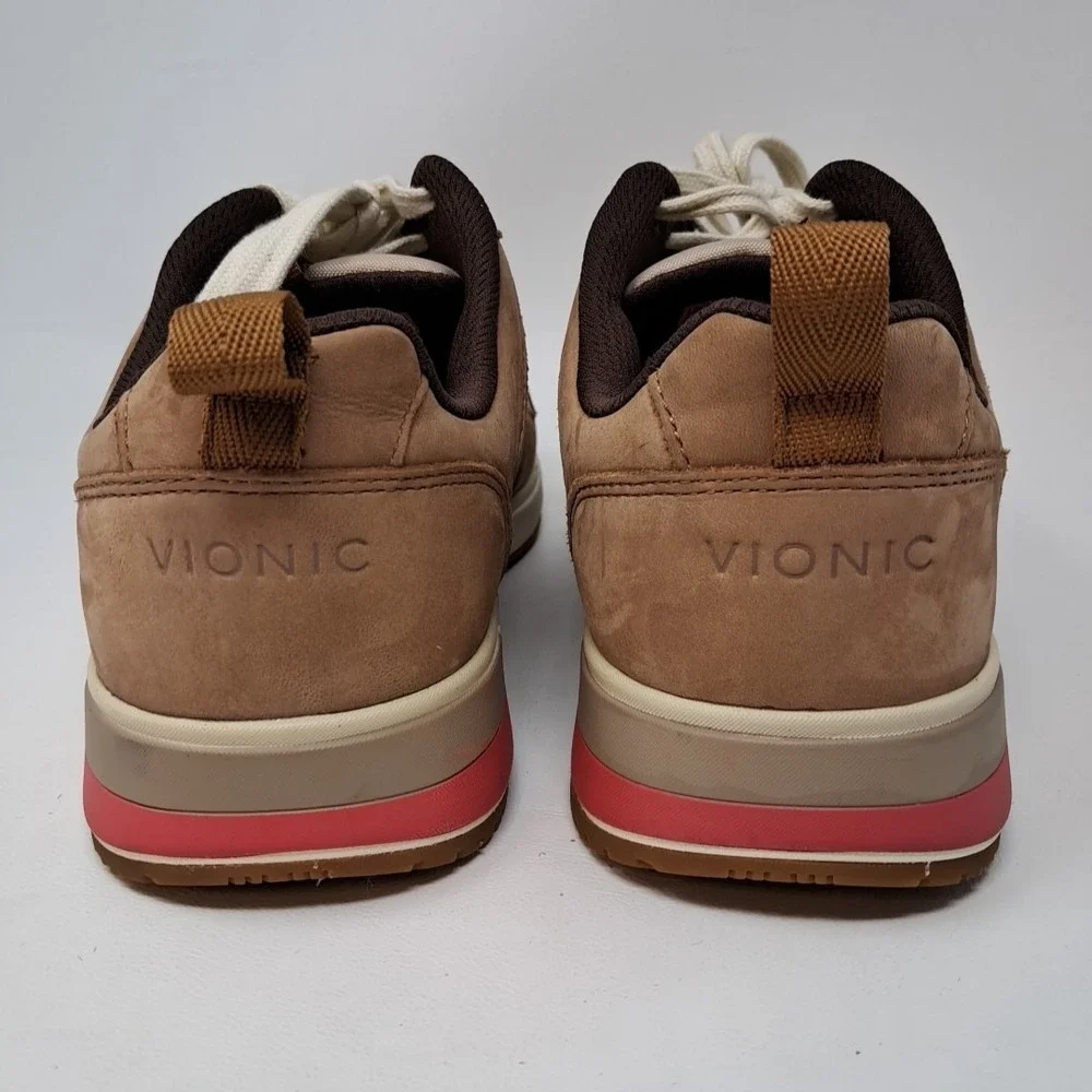 Vionic Rechelle Womens Brown Nubuck Low‎ Top Lace Up Sneakers Size 7